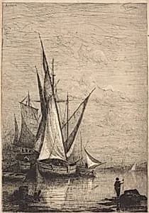 The Port of Genoa by Adolphe Appian