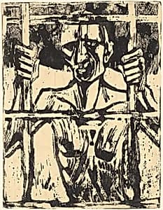 The Prisoner (Der Gefangene) by Christian Rohlfs