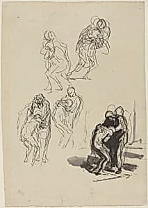 The Prodigal Son by Honoré Daumier