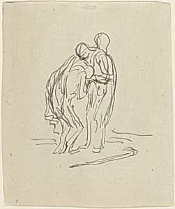 The Prodigal Son by Honoré Daumier