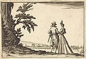 The Promenade by Jacques Callot