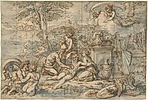 The Purification of Aeneas by Michel Corneille