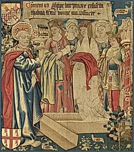 The Raising of Tabitha by Netherlandish 15th Century