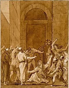 The Raising of Tabitha by Giovanni Domenico Tiepolo