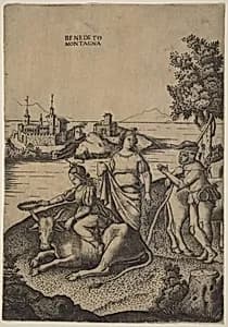 The Rape of Europa by Benedetto Montagna