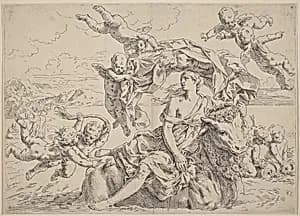 The Rape of Europa by Simone Cantarini
