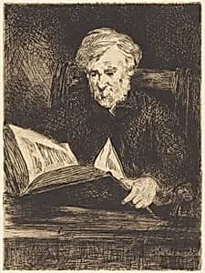 The Reader (Le liseur) by Edouard Manet