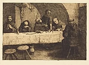 The Refectory (Le refectoire) by Alphonse Legros