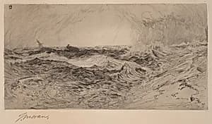The Resounding Sea by Thomas Moran