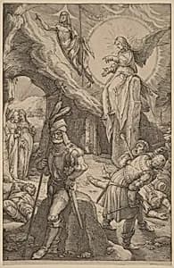 The Resurrection by Hendrik Goltzius