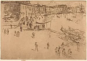 The Riva, No.II by James McNeill Whistler