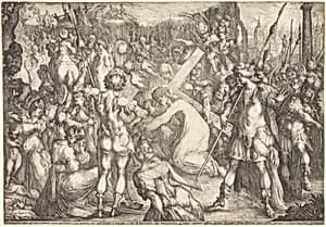 The Road to Calvary by Jacques Bellange