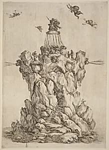 The Rock of Aeolus by Stefano Della Bella