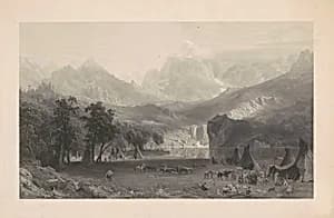 The Rocky Mountains by James Smillie, after Albert Bierstadt