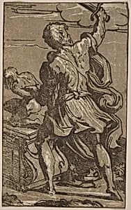 Portrait of after Parmigianino