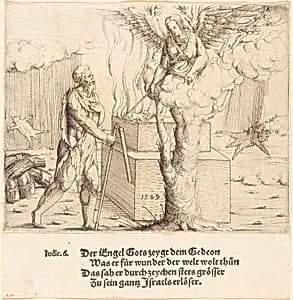The Sacrifice of Gideon by Augustin Hirschvogel