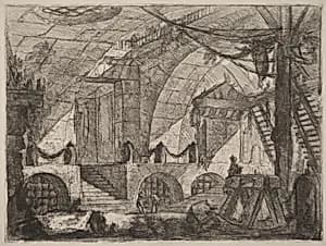 The Sawhorse by Giovanni Battista Piranesi