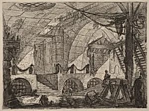 The Sawhorse by Giovanni Battista Piranesi