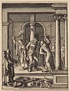 The Scourging by Wenceslaus Hollar