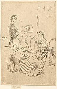The Seamstress by James McNeill Whistler
