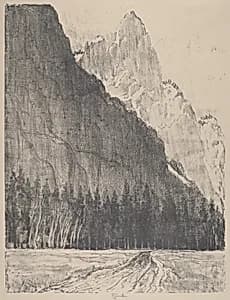 The Sentinel by Joseph Pennell