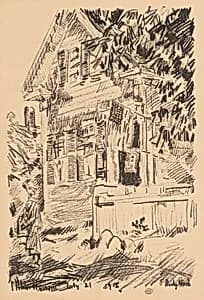 The Service Flag by Childe Hassam