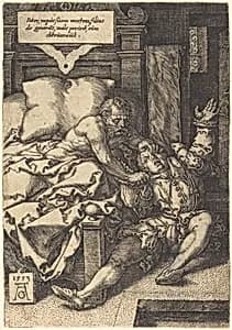 The Severe Father by Heinrich Aldegrever