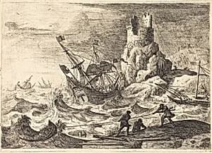 The Shipwreck (Le naufrage) by Claude Lorrain