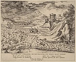 The Shipwreck by Attributed to Simon Novellanus after Cornelis Cort