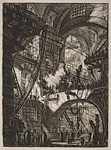 The Smoking Fire by Giovanni Battista Piranesi