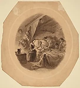 The Squatter's Death by Felix Octavius Carr Darley