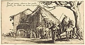 The Stopping Place by Jacques Callot