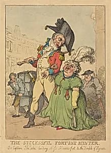 The Successful Fortune Hunter by Thomas Rowlandson