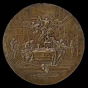 The Supper at Emmaus by Italian 17th/18th Century