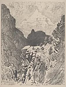 The Temple by Joseph Pennell