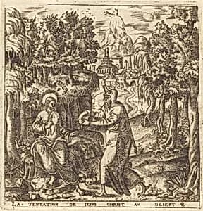 The Temptation of Christ by Léonard Gaultier