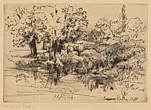 The Three Cows by Francis Seymour Haden