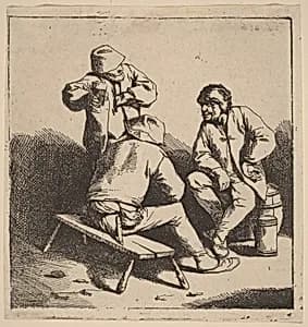 The Three Drinkers by Cornelis Bega