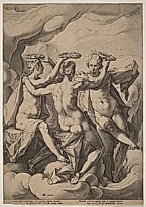 Portrait of Jacob Matham, after Hendrick Goltzius