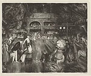The Tournament by George Bellows