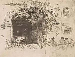 The Traghetto, No. 2 by James McNeill Whistler