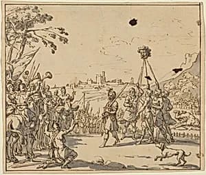 The Triumph of David by Style of Jan Luyken