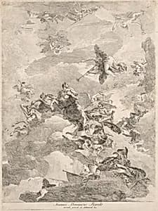 The Triumph of Hercules by Giovanni Domenico Tiepolo after Giovanni Battista Tiepolo