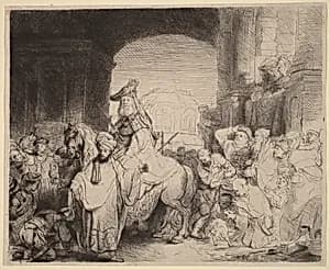 The Triumph of Mordecai by Rembrandt van Rijn