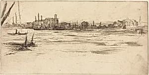 The Troubled Thames by James McNeill Whistler