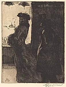 The Unknown Woman (L'inconnue) by Albert Besnard