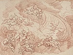 The Veil of Cupids by French 18th Century