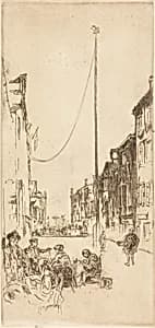 The Venetian Mast by James McNeill Whistler