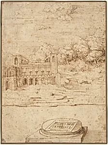 The Villa Imperiale by Venetian 16th Century, Probably Titian