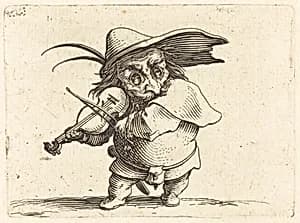 The Violin Player by Jacques Callot